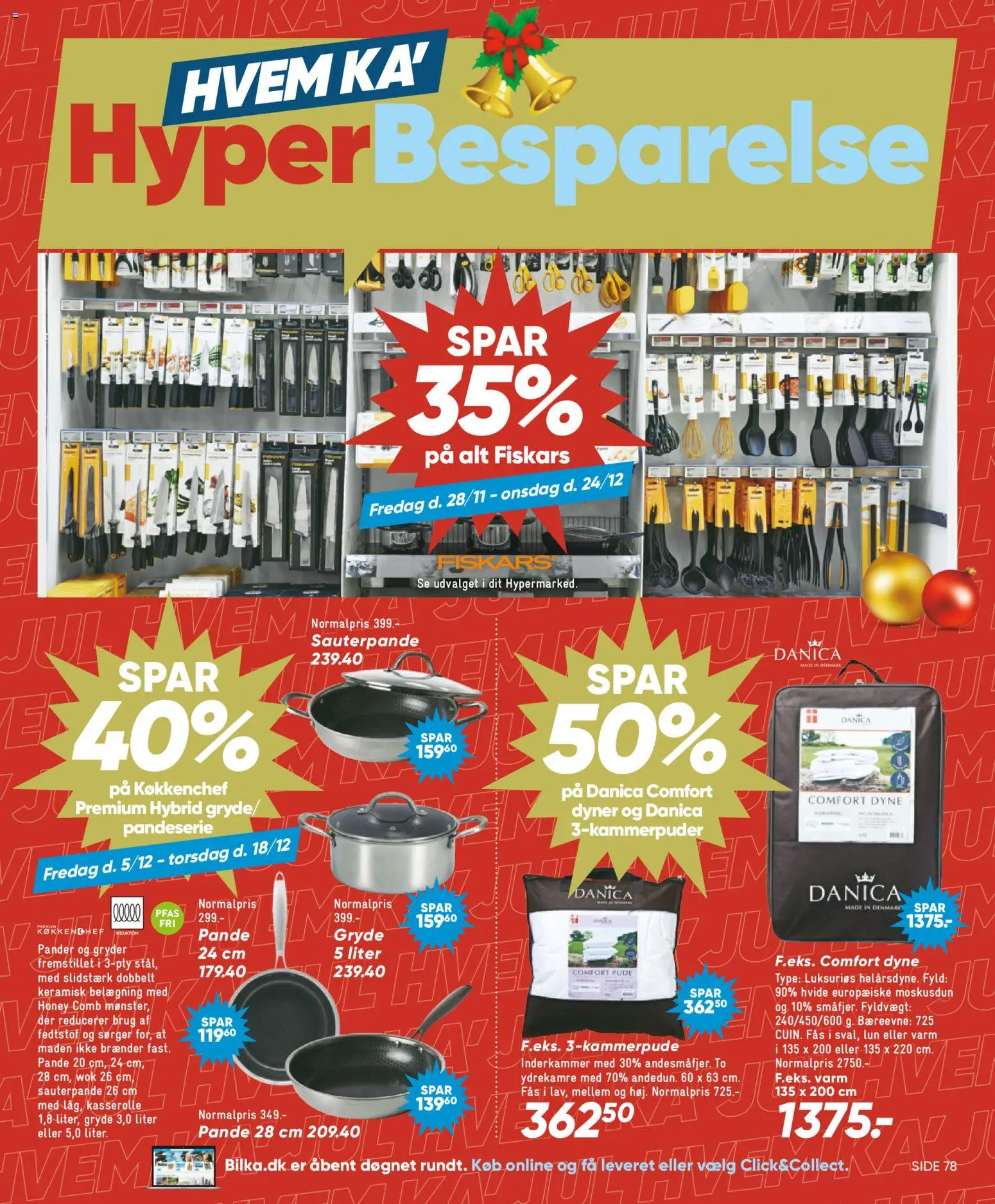 Bilka tilbudsavis – gyldig fra 12.12.2025 | Side: 3 | Produkter: Dyner, Pude