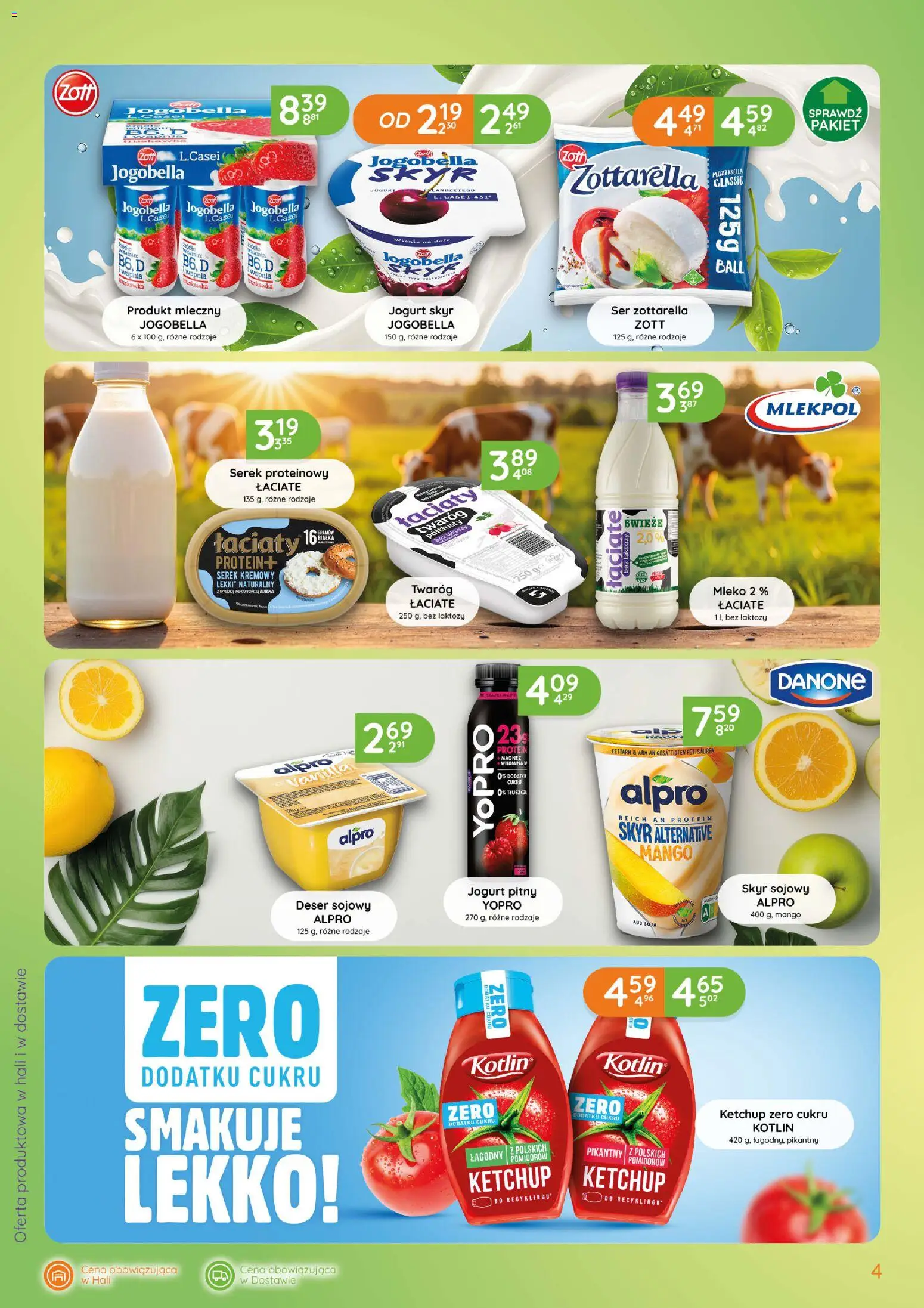 Eurocash Gazetka - Zdrowa Żywność od 12.02.2026 | Strona: 4 | Produkty: Alpro, Mleko, Ser, Soja