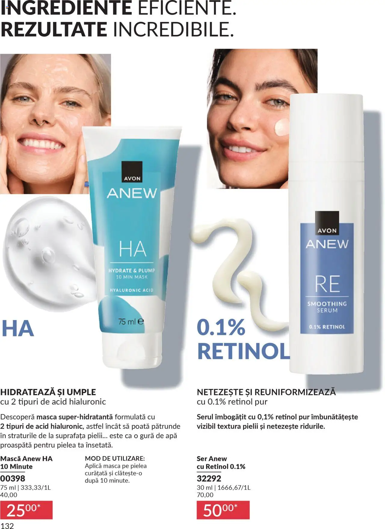 Noul catalog Avon – valabil de la 01.10.2025 | Pagină: 134 | Produse: Serum, Apă