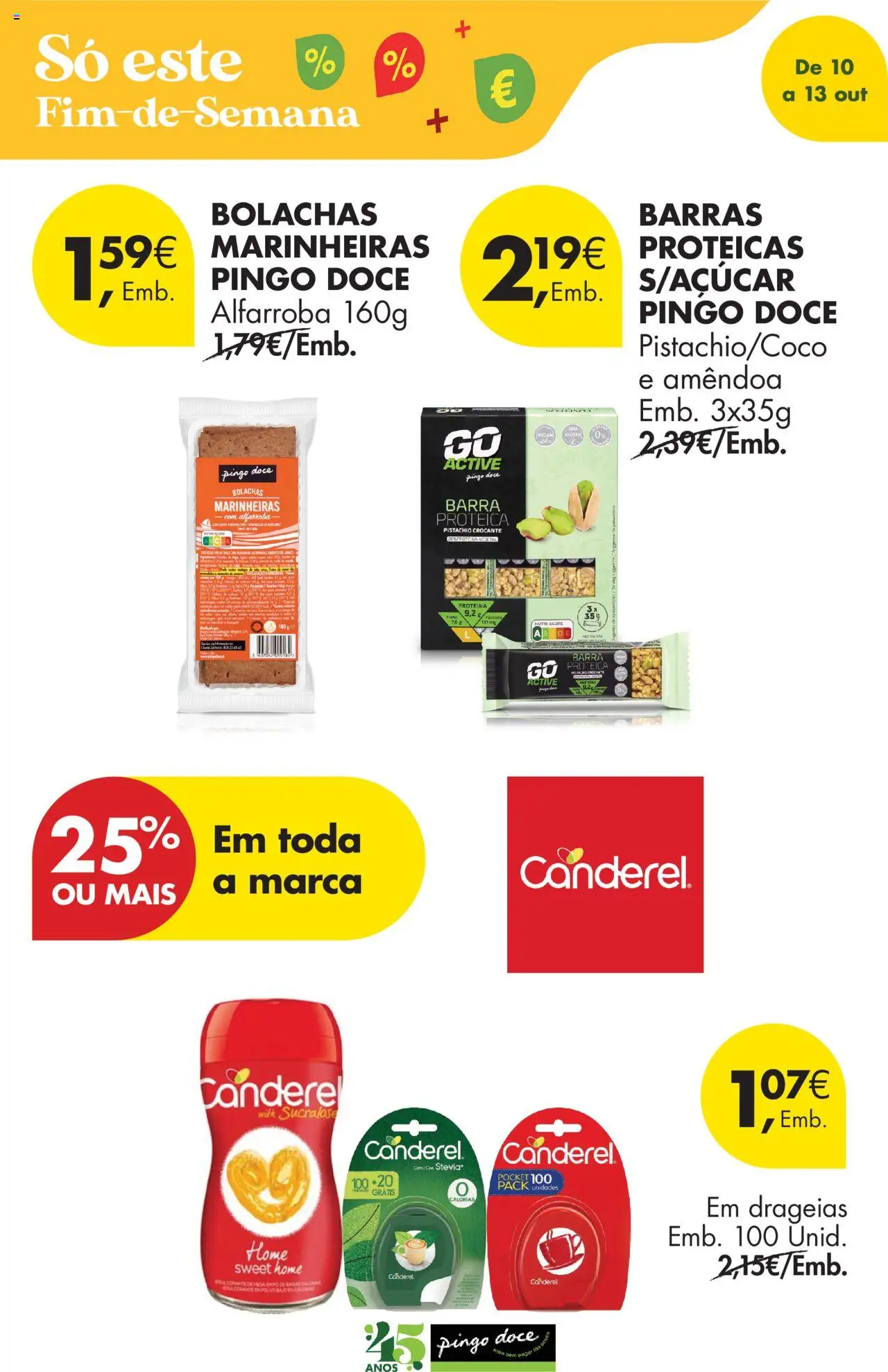 Pingo Doce Poupe Este Fim de Semana │ válido de 10.10.2025 | Página: 14 | Produtos: Bolachas, Stevia, Proteina