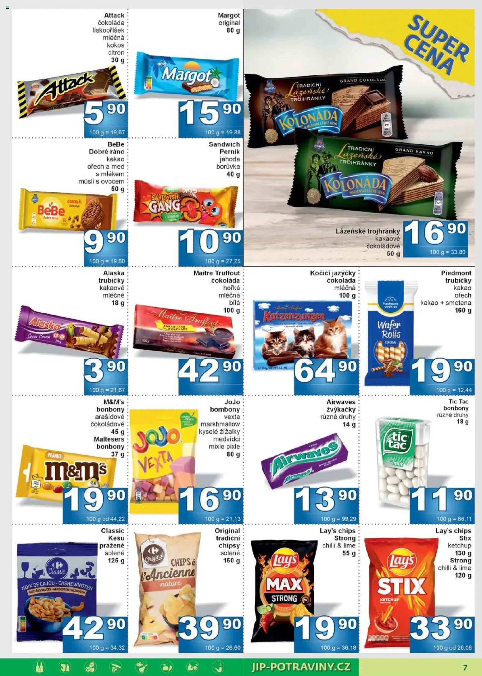 Jip leták od 02.01.2026 | Strana: 7 | Produkty: Marshmallow, Med, Tác, Kakao