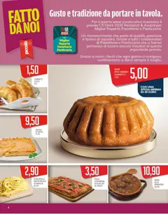 Anteprima del volantino Piccolo volantino valido a partire dal 07.04.2026 | Pagina: 4 | Prodotti: Pizza, Patate, Pasta, Ragú