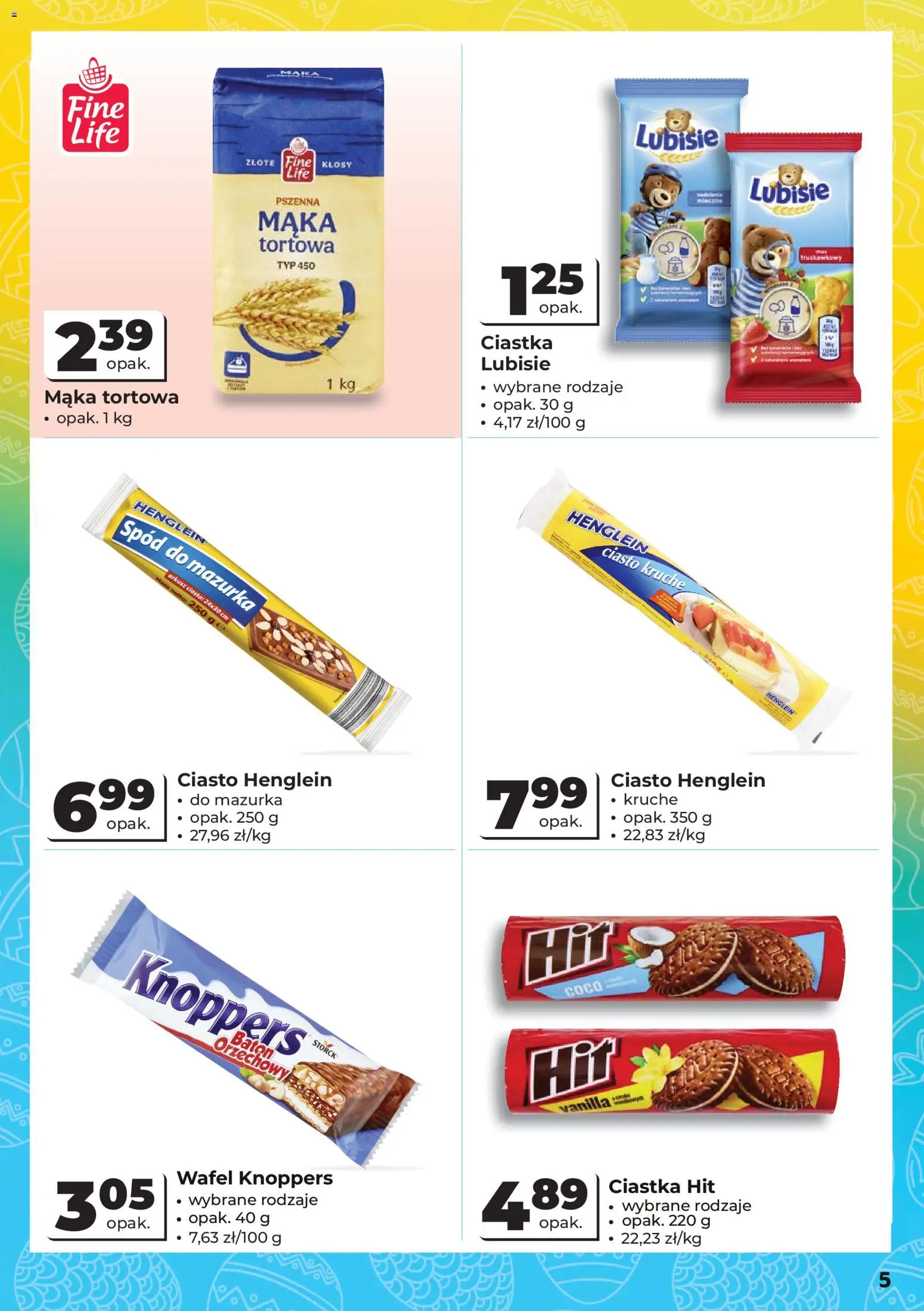 Odido gazetka - Wybrane produkty od 18.03.2026 | Strona: 5 | Produkty: Knoppers, Ciasto, Ciastka