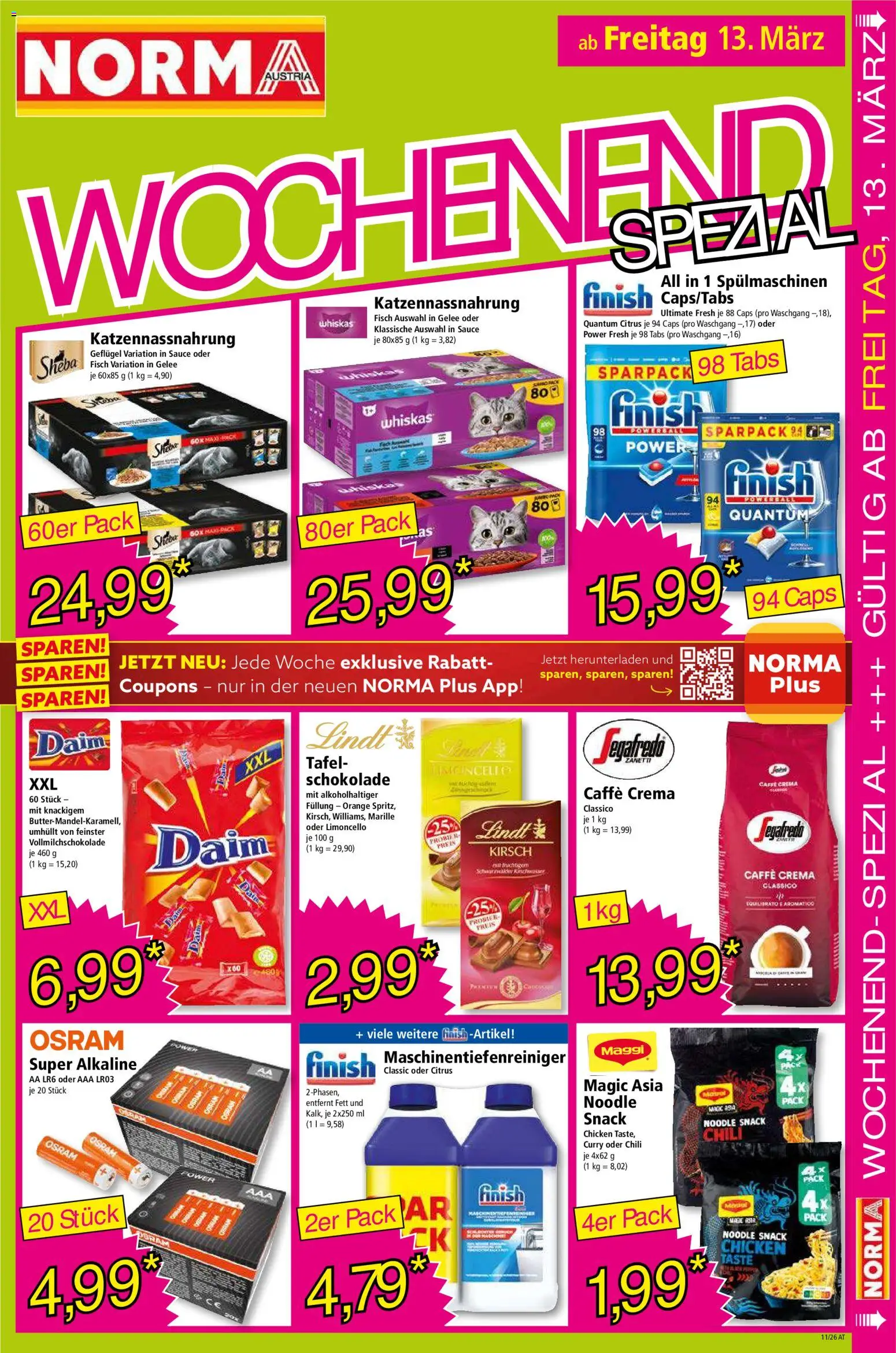 Norma Flugblatt gültig ab 09.03.2026 | Seite: 15 | Produkte: Chili, Schokolade, Fisch