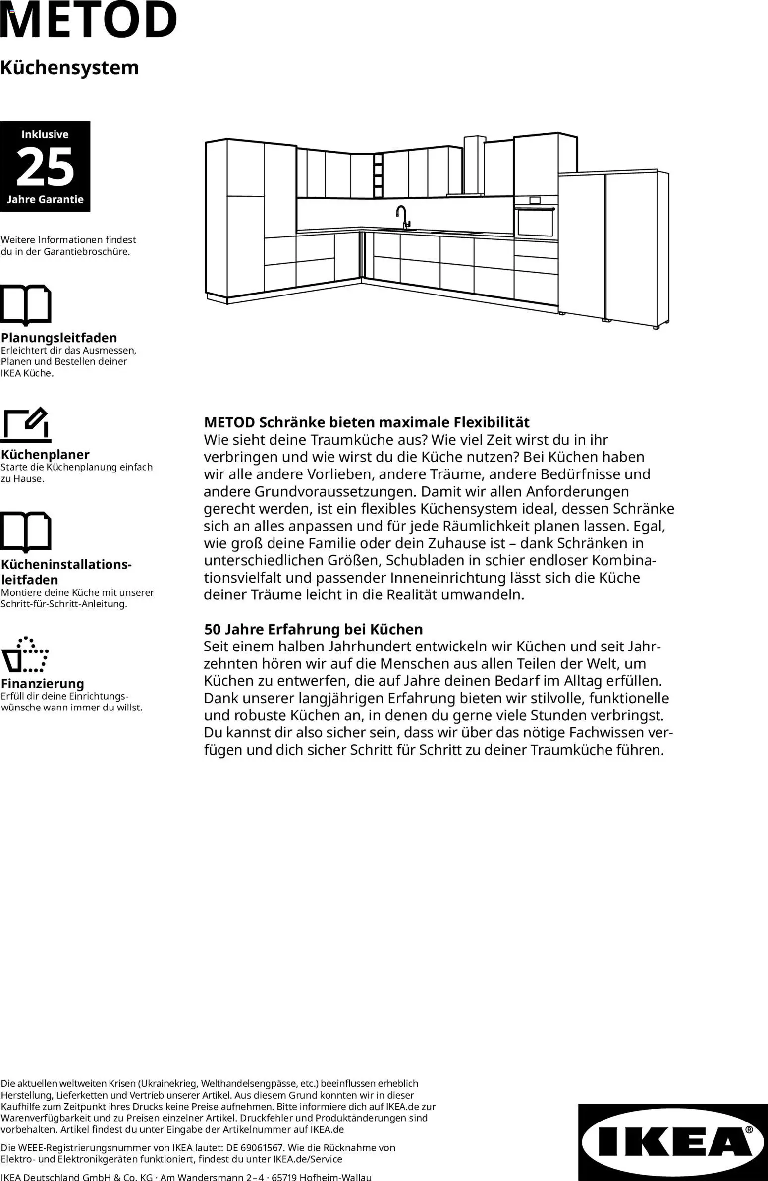 Ikea Küchensystem – gültig ab 02.01.2026 | Seite: 1 | Produkte: Küche, Kuchen