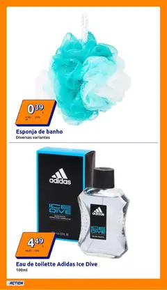 Pré-visualização Action - Action PT week 7 2026 válido de 11.02.2026 | Página: 15 | Produtos: Eau de toilette, Esponja, Banho, Esponja de banho