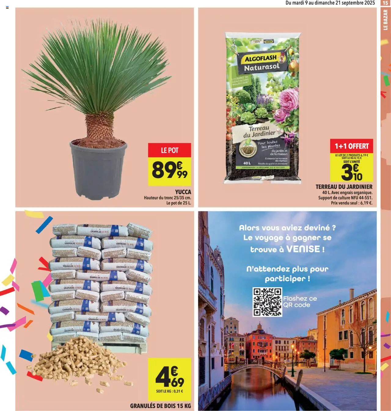  | Page: 15 | Produits: Plantes, Bol, Granules de bois, Terreau