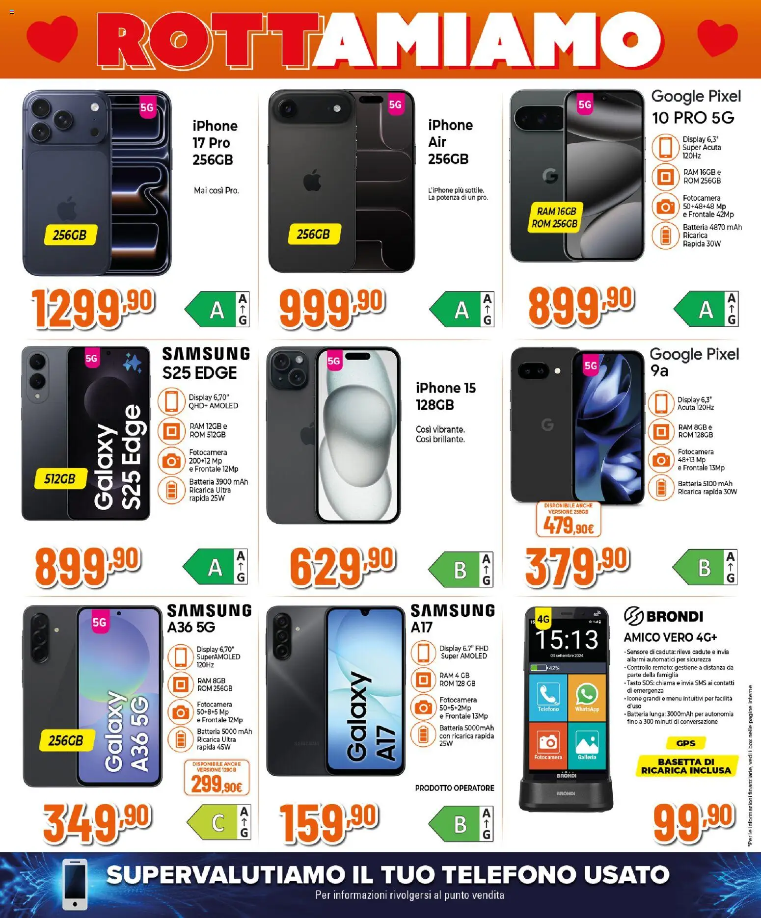 Volantino Expert del 29.01.2026 | Pagina: 23 | Prodotti: Iphone, Telefono, Batteria, Samsung