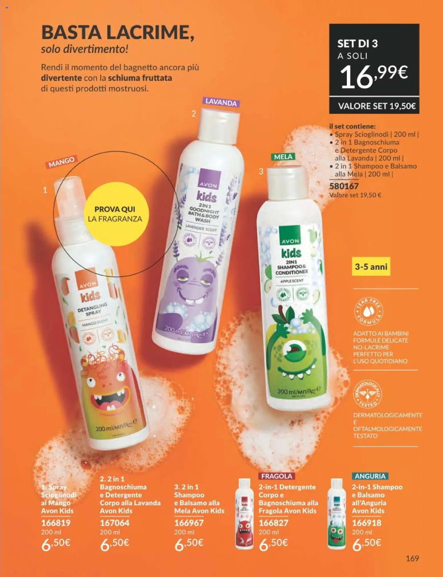Volantino Avon del 31.12.2025 | Pagina: 169 | Prodotti: Shampoo, Balsamo, Bagnetto, Lavanda