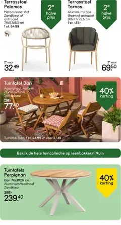 Leen Bakker folder - Voorbeeld van een folder van Leen Bakker, geldig van 20.04.2026 | Pagina: 10 | Producten: Tafel, Stoel, Kussens