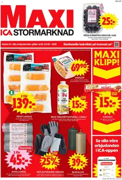 ICA Maxi - Nacka - Förhandsvisning av reklamblad från butik ICA Maxi aktuell från 06.10.2025