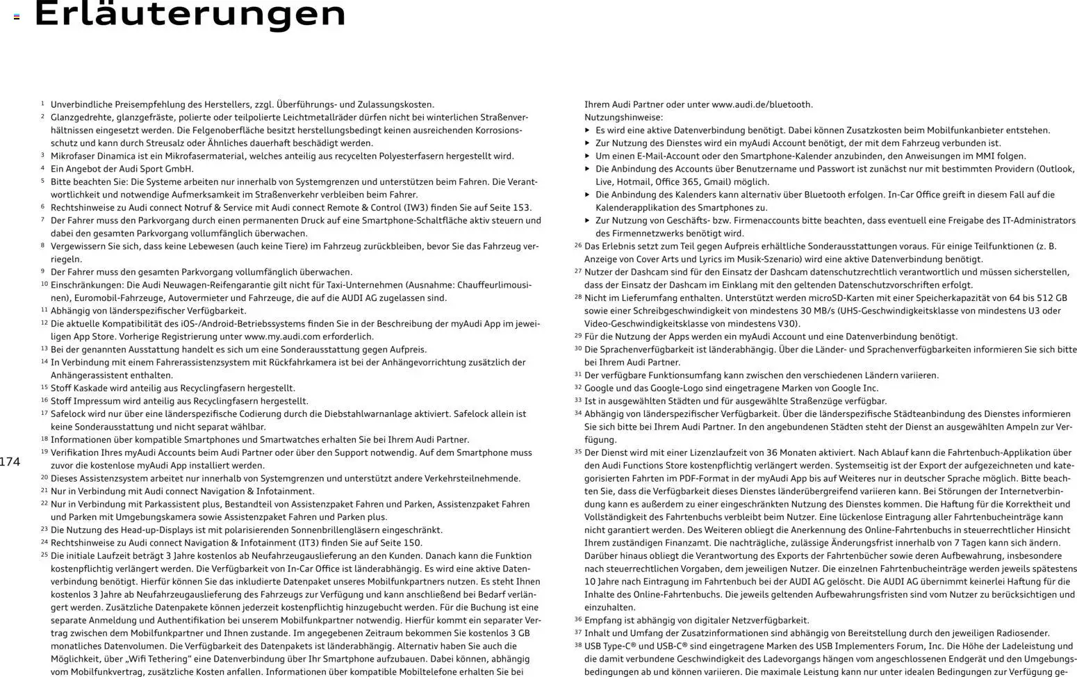 Audi Q5 – gültig ab 28.10.2025 | Seite: 174