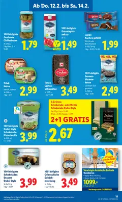 Lidl Flugblatt ab 13.02.2026 gültig | Seite: 19 | Produkte: Eis, Schokolade, Tee