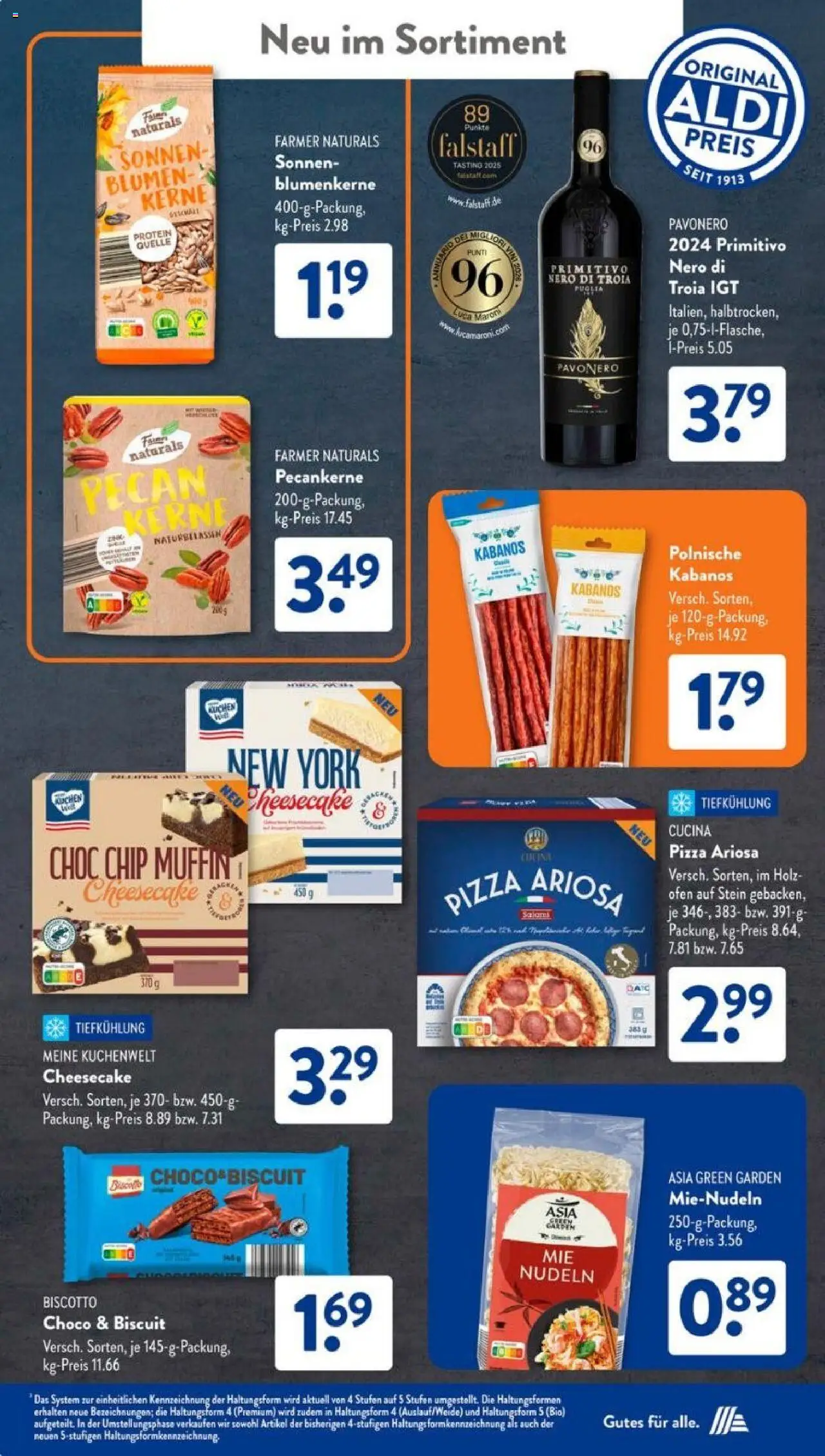 Aldi Süd Prospekt 	 - gültig ab dem 25.08.2025 | Seite: 22 | Produkte: Ofen, Pizza, Nudeln, Kuchen