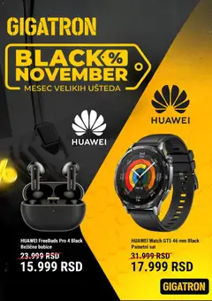 Gigatron Black Friday - pregled Gigatron kataloga - važi od 03.11.2025