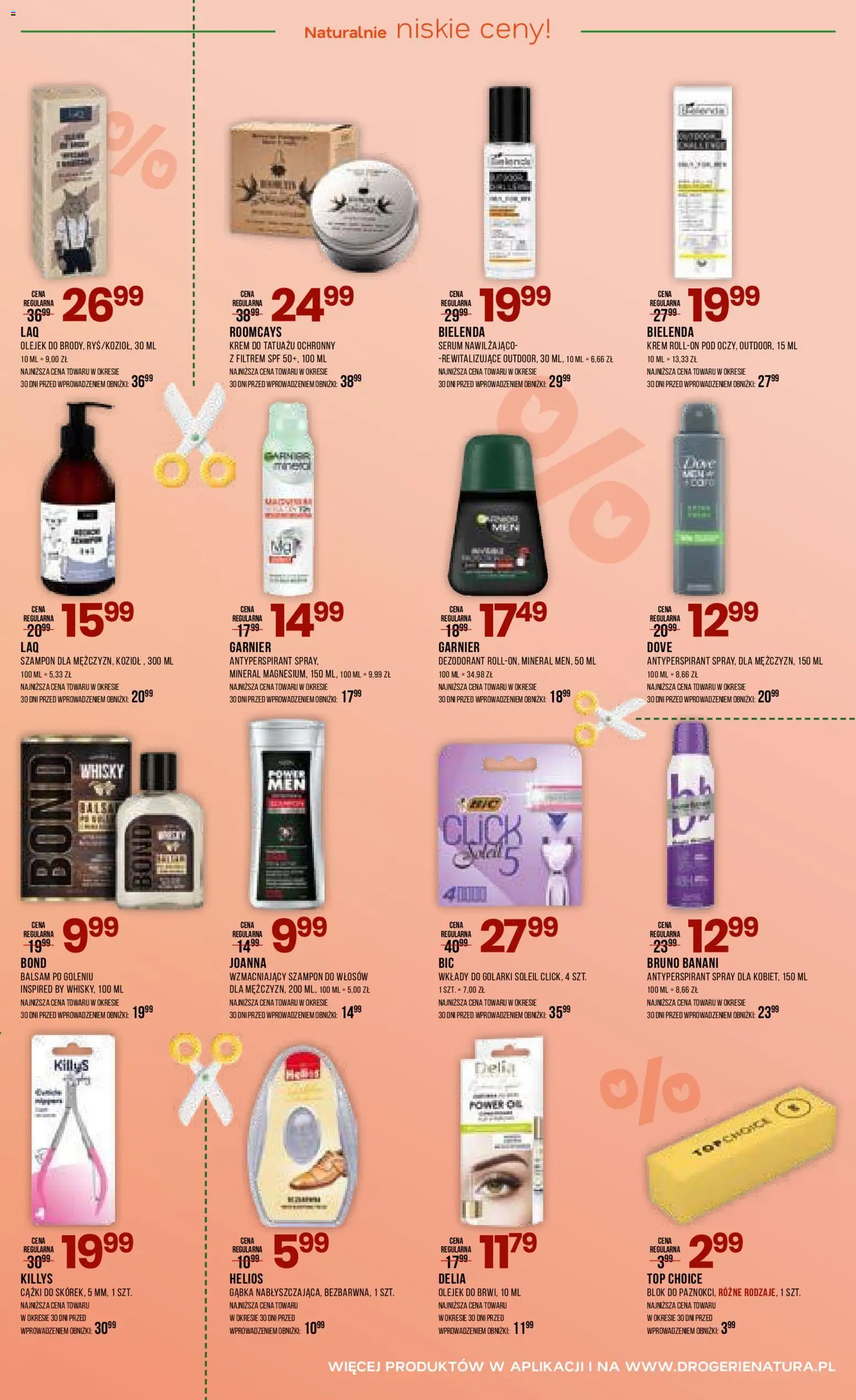 Drogerie Natura gazetka od 17.04.2026 | Strona: 11 | Produkty: Szampon, Balsam po goleniu, Dezodorant, Whisky
