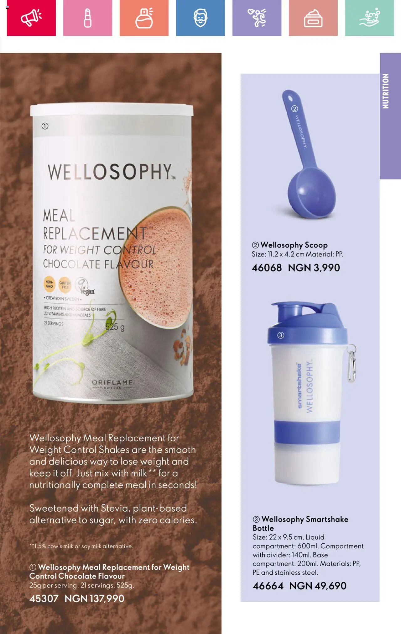 Oriflame -Catalogue valid from 01.04.2025 | Page: 79 | Products: Chocolate, Weight, Milk