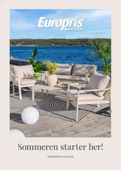 Forhåndsvisning av Europris Sommerkatalogen 2026 gyldig fra 24.03.2026