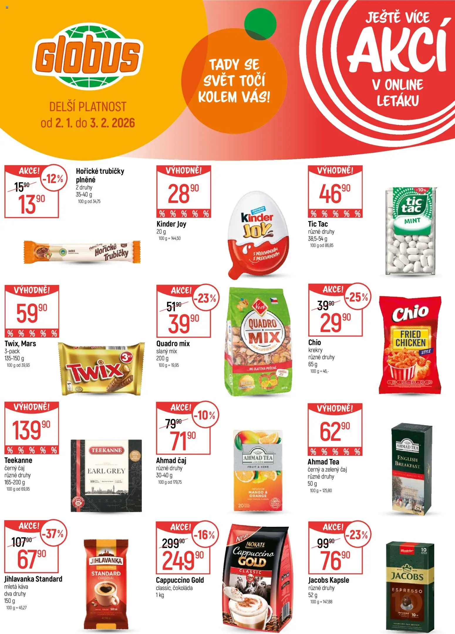 Globus leták - Trmice od 21.01.2026 | Strana: 31 | Produkty: Globus, Čokoláda, Twix, Krekry