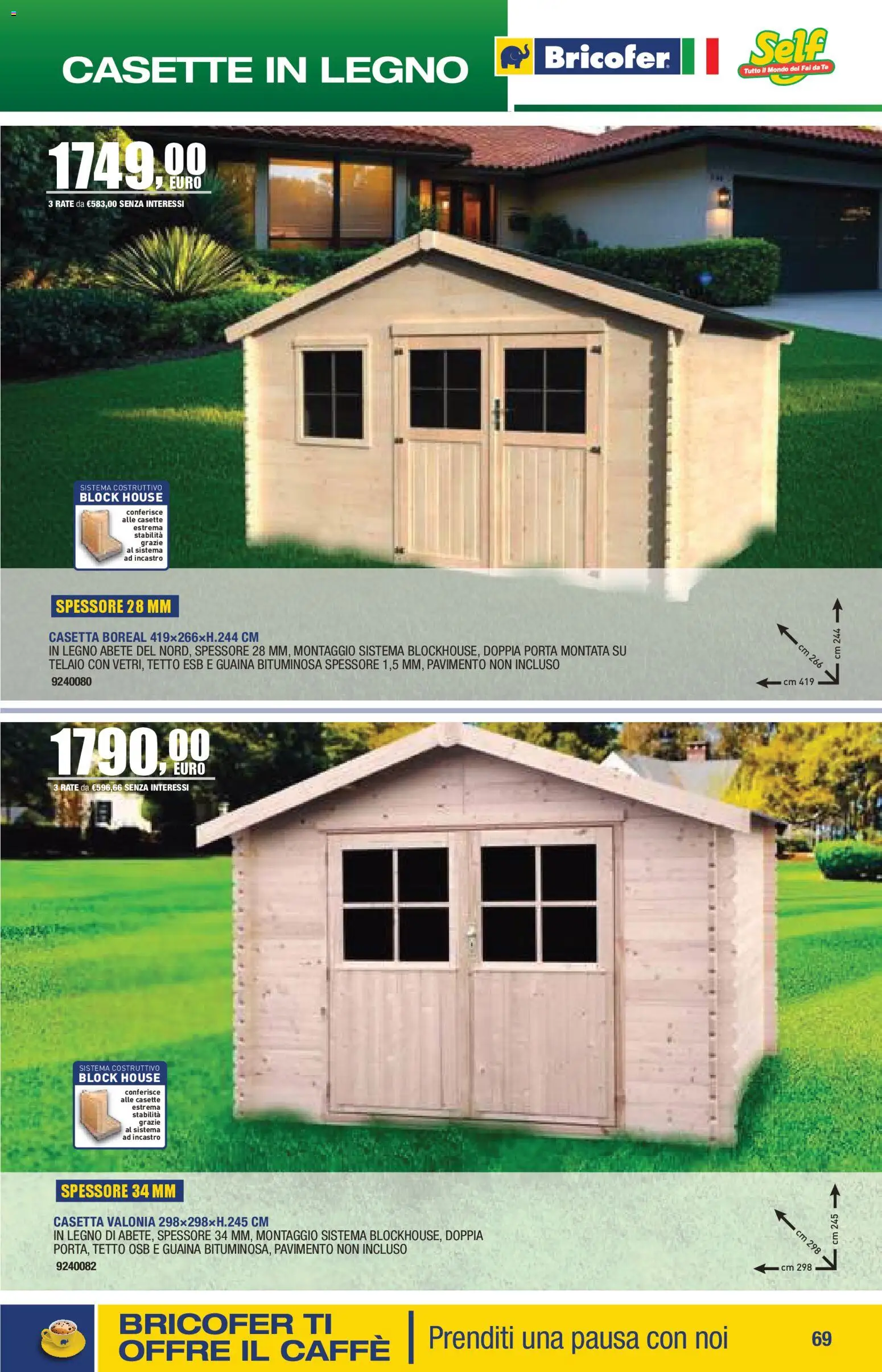 Volantino Self del 14.04.2026 | Pagina: 69 | Prodotti: Caffè, Tè, Pavimento