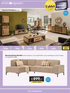 Woonsquare - Folder - Voorbeeld van een folder van Woonsquare, geldig van 01.12.2025 | Pagina: 2 | Producten: Tablet, Dressoir, Mango, Papier blanc