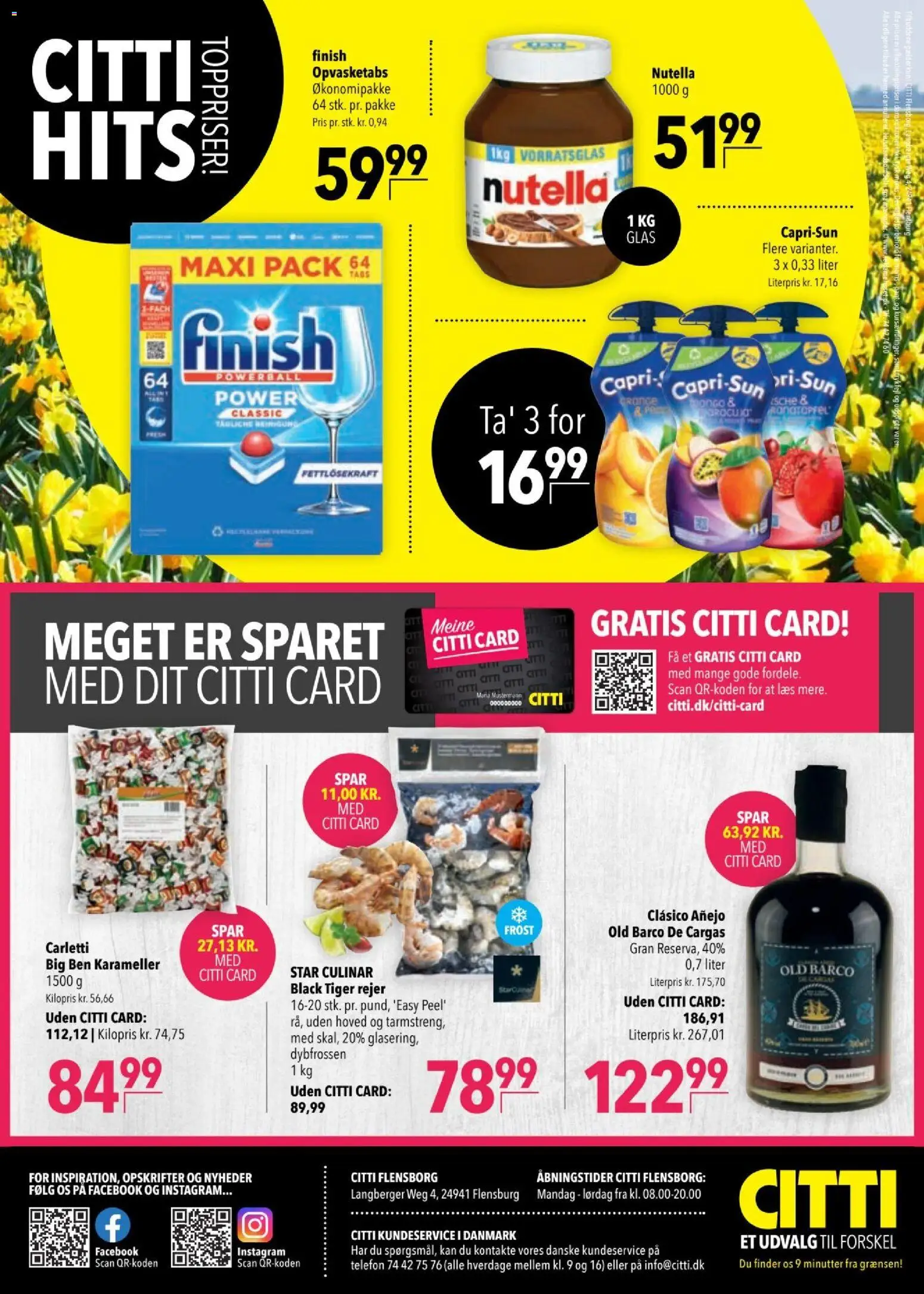 CITTI tilbudsavis – gyldig fra 15.04.2026 | Side: 16 | Produkter: Karameller, Rejer, Nutella