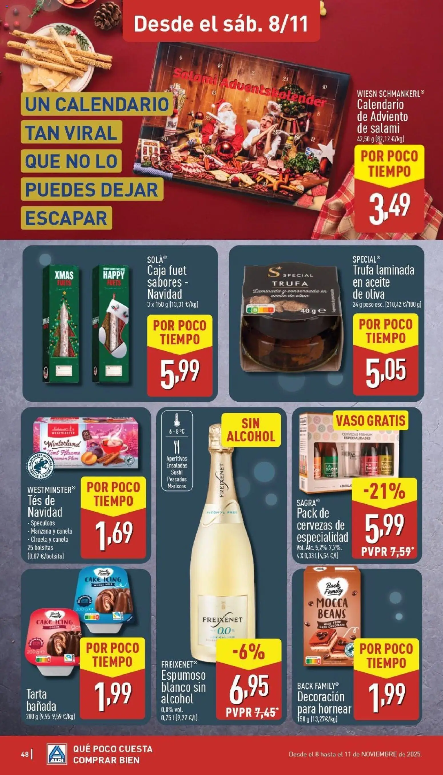 Aldi folleto Canarias │ válido desde el 03.11.2025 | Página: 48 | Productos: Aceite, Peso, Σιδερώστρα, Salami