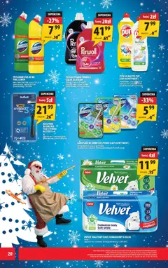 Pogląd oferty "Arhelan Gazetka" - ważna od 15.12.2025 | Strona: 20 | Produkty: Płyn do prania Perwoll, Delikatesy, Domestos, Detergent