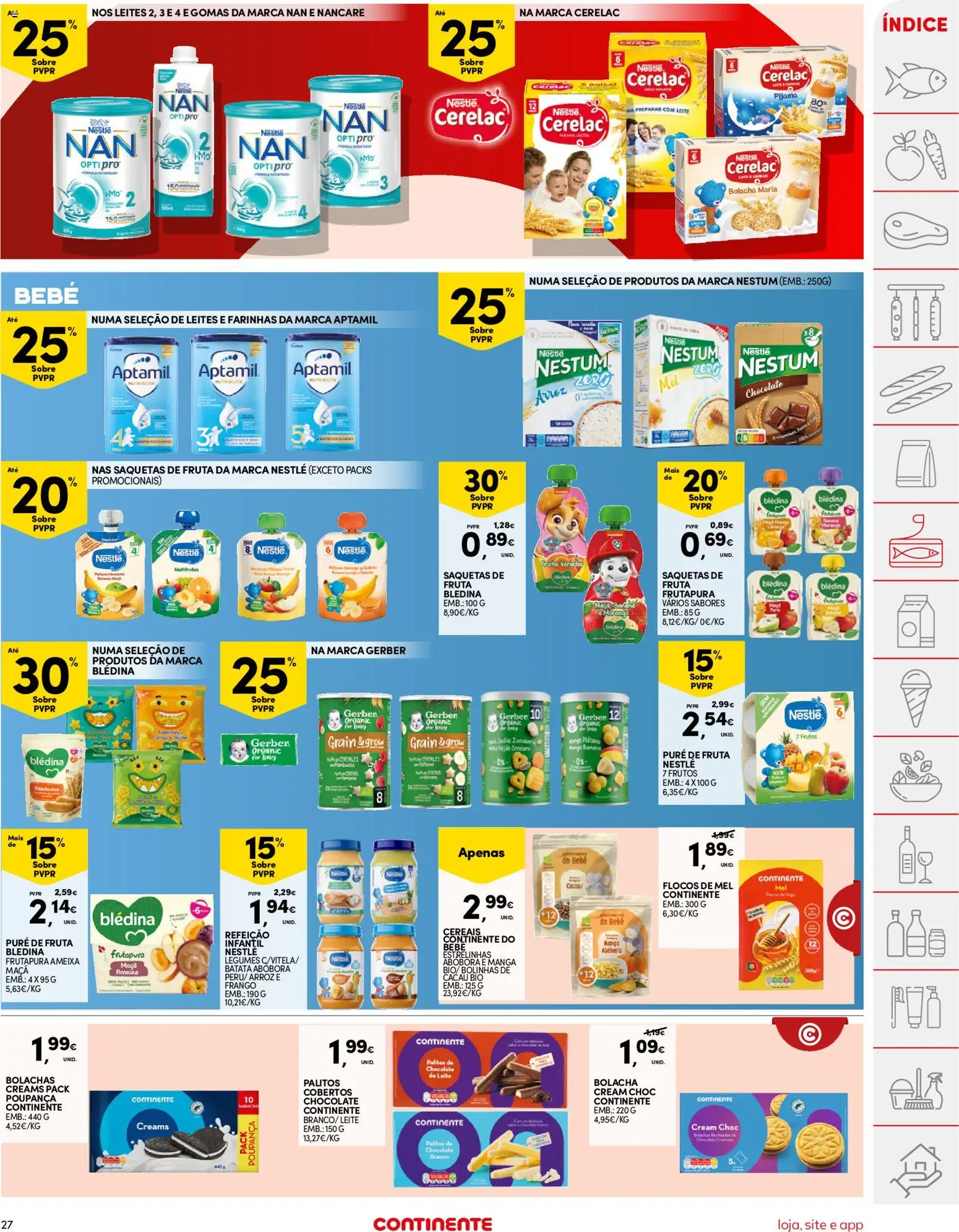 Continente folheto │ válido de 21.04.2026 | Página: 27 | Produtos: Batata, Frango, Arroz, Cereais