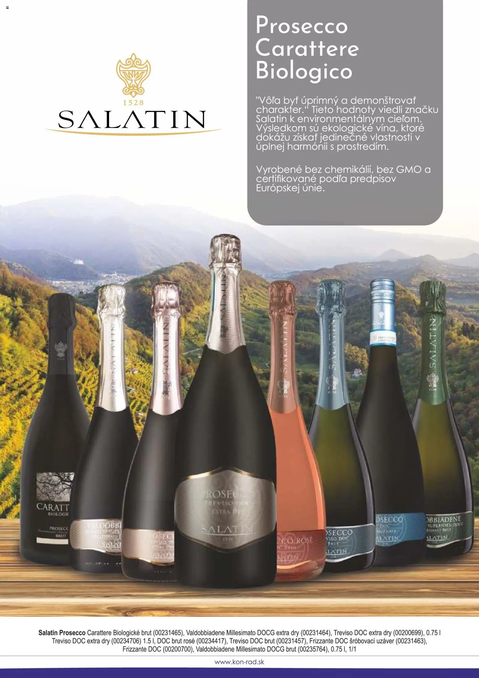 Nové KON - RAD akcie – leták je platný od 08.12.2025 | Strana: 31 | Produkty: Prosecco, Šalát