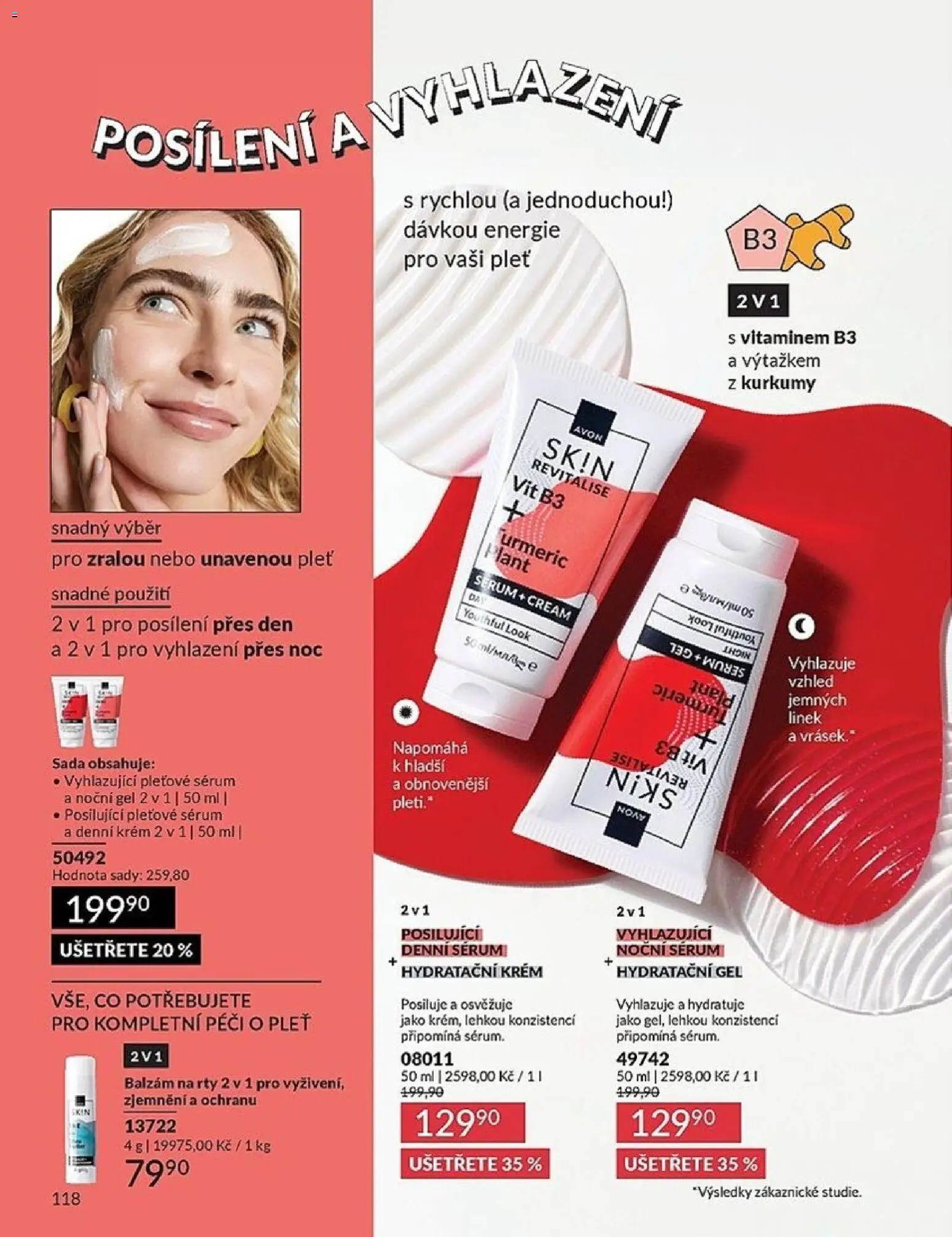 Avon katalog 3/2026 od 01.03.2026 | Strana: 118 | Produkty: Sérum, Balzám na rty, Krém, Hydratační krém