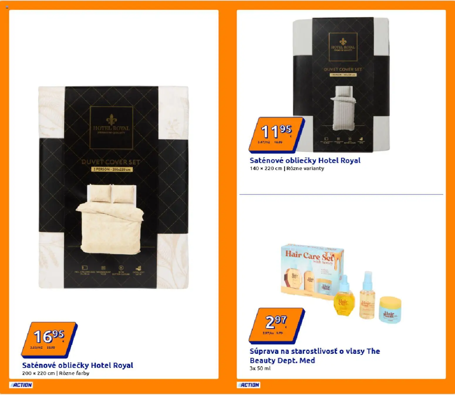 Nové Action akcie – leták je platný od 10.12.2025 | Strana: 4 | Produkty: Obliečky, Med