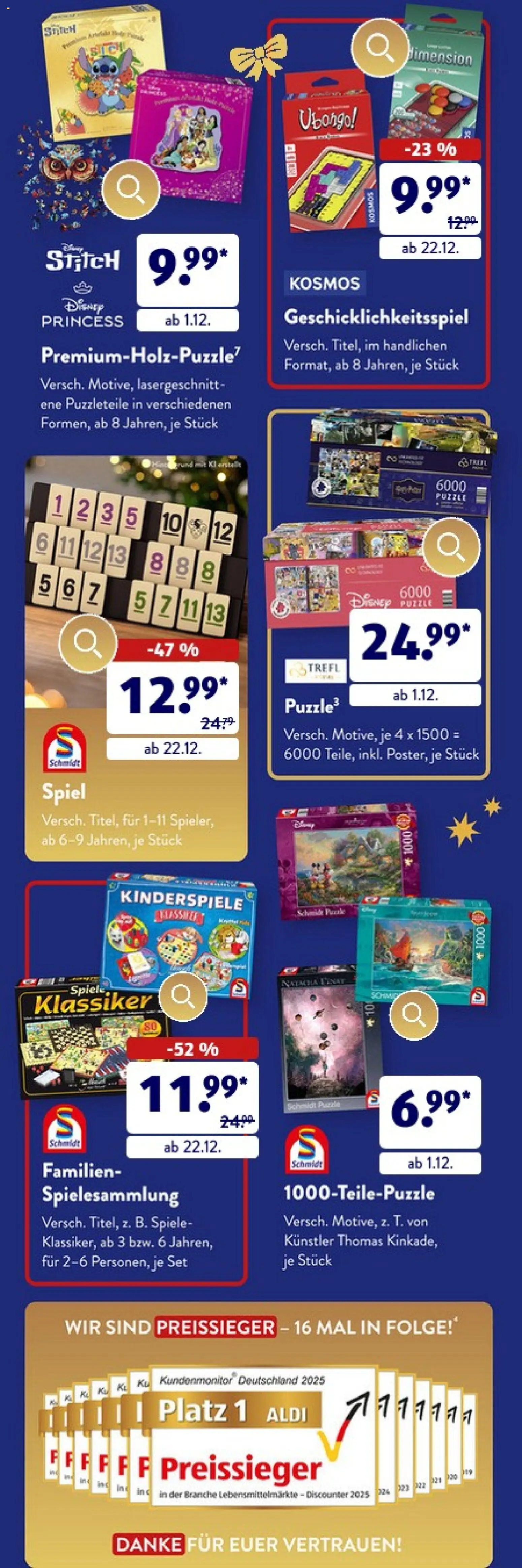 Aldi Süd - Weihnachtsbroschüre Dezember 2025 – gültig ab 01.12.2025 | Seite: 5 | Produkte: Spiel