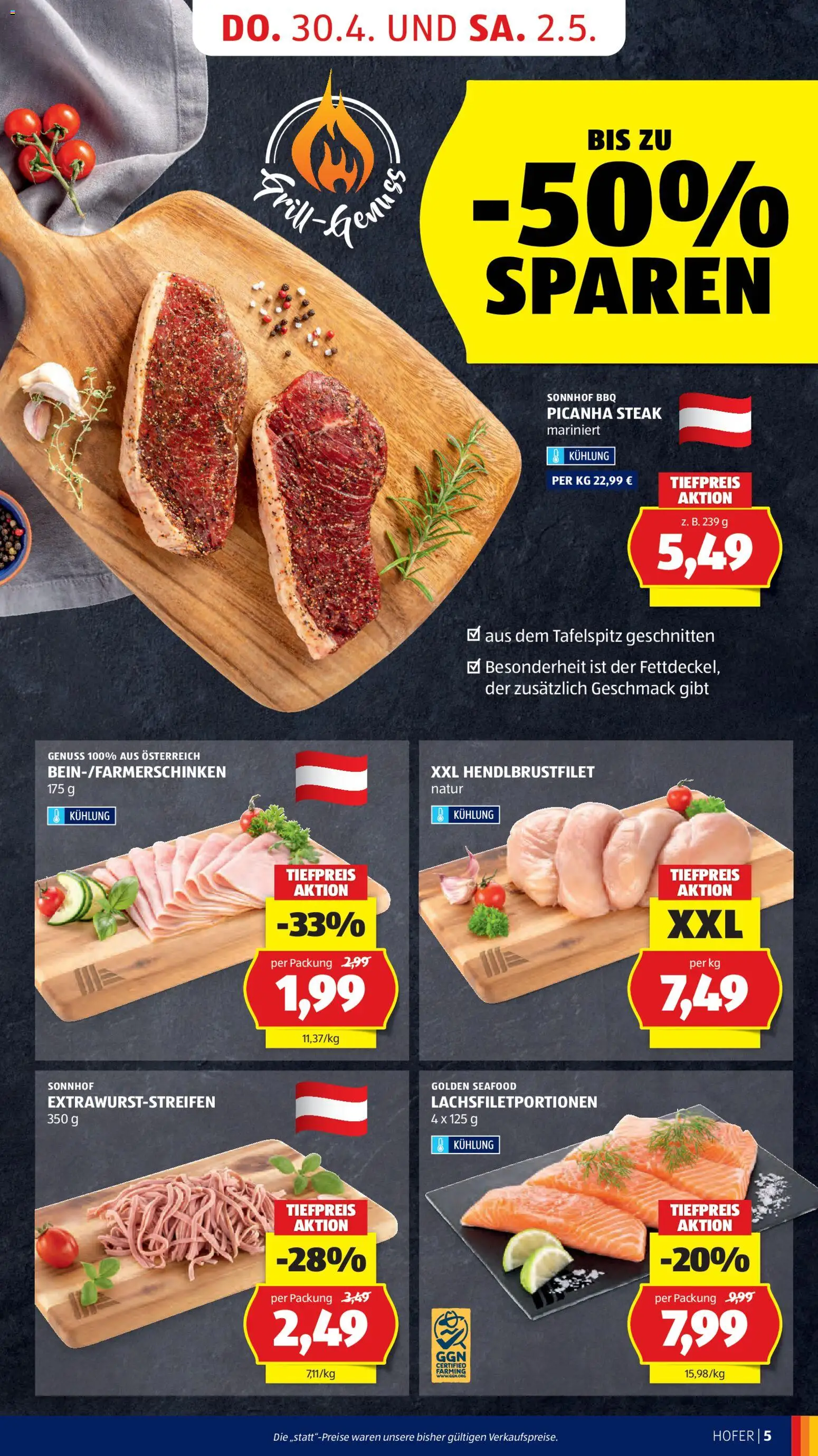 Hofer AT akciós ujság - amely érvényes a következő dátumtól: 02.05.2026 | Oldal: 7