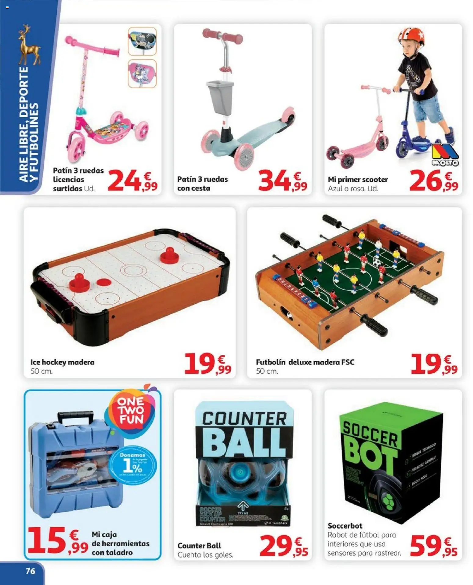 Alcampo - Juguetes HP │ válido desde el 03.11.2025 | Página: 76 | Productos: Robot, Caja, Cesta