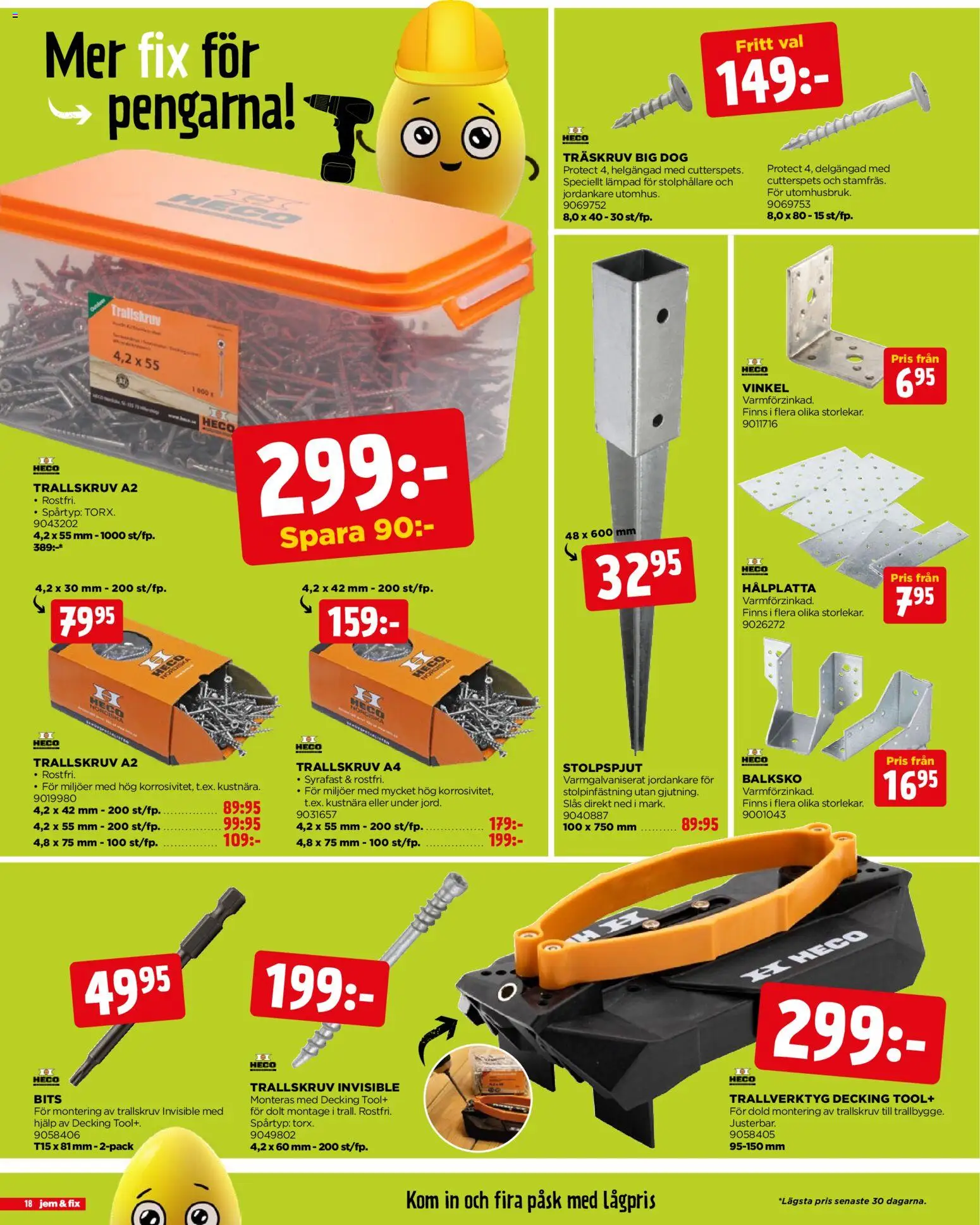 Jem & Fix reklamblad aktuell från 30.03.2026 | Sida: 18