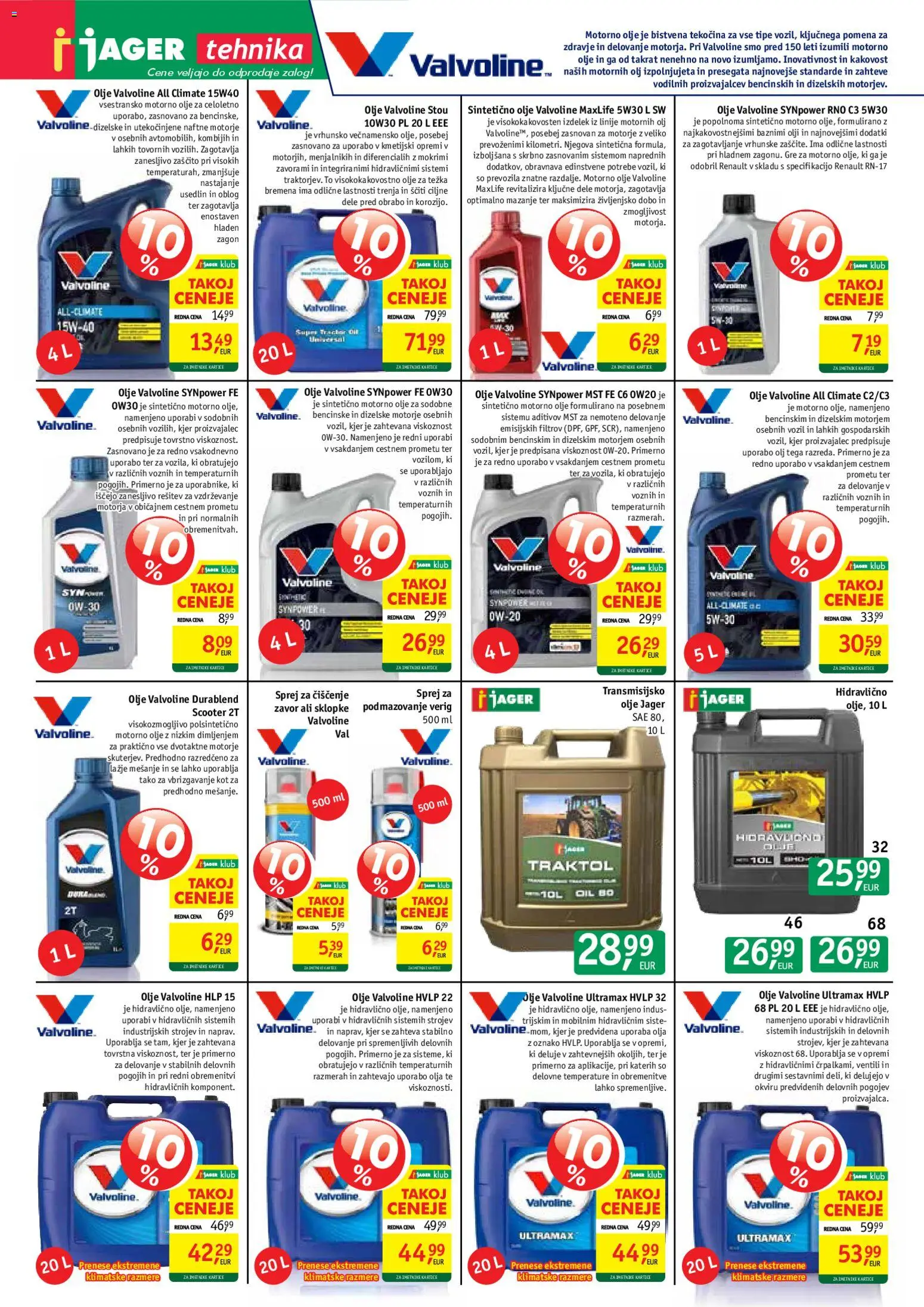 Novi Jager katalog ponudbe – veljaven od 25.02.2026 | Stran: 11 | Izdelki: Olje