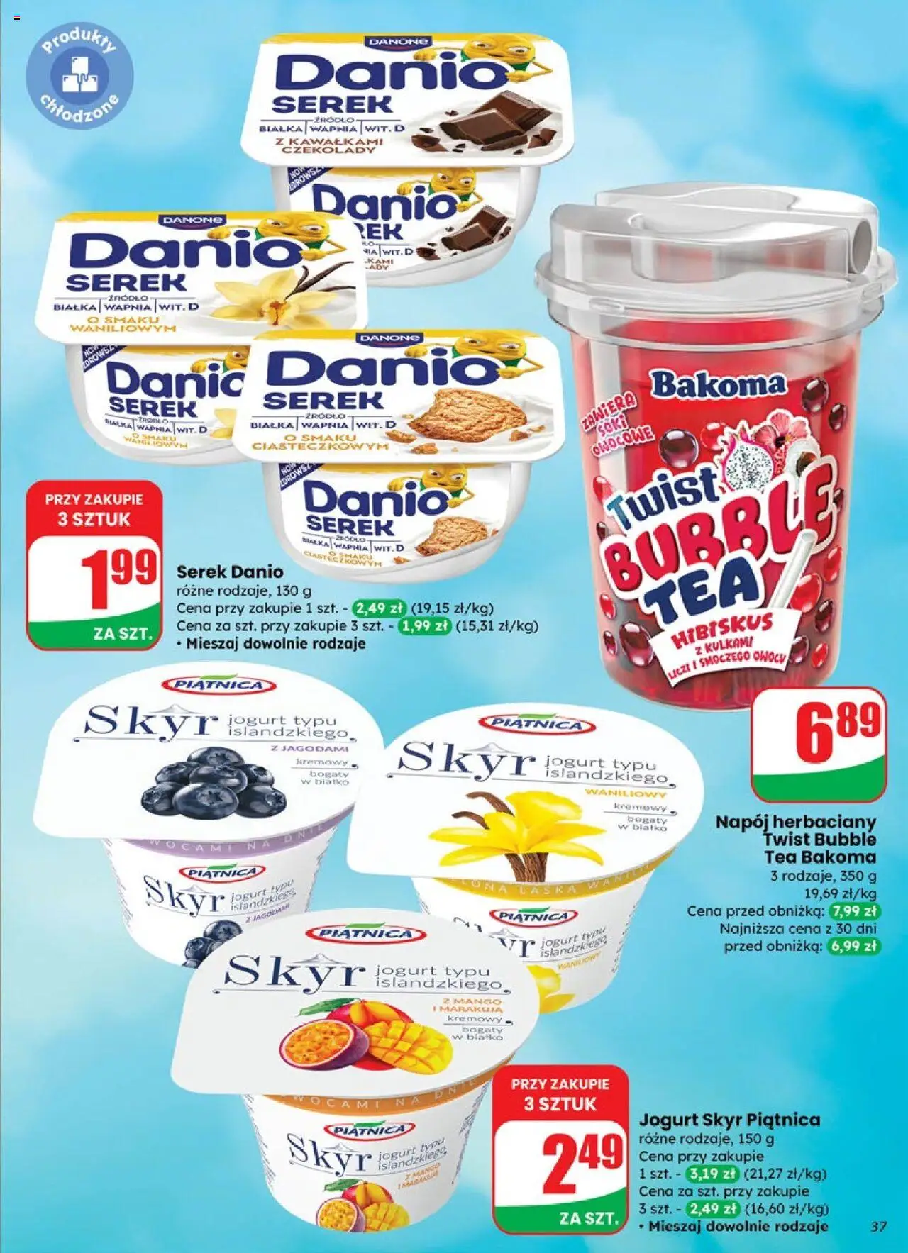 Dino Gazetka od 01.10.2025 | Strona: 37 | Produkty: Mango, Soki, Jogurt, Skyr
