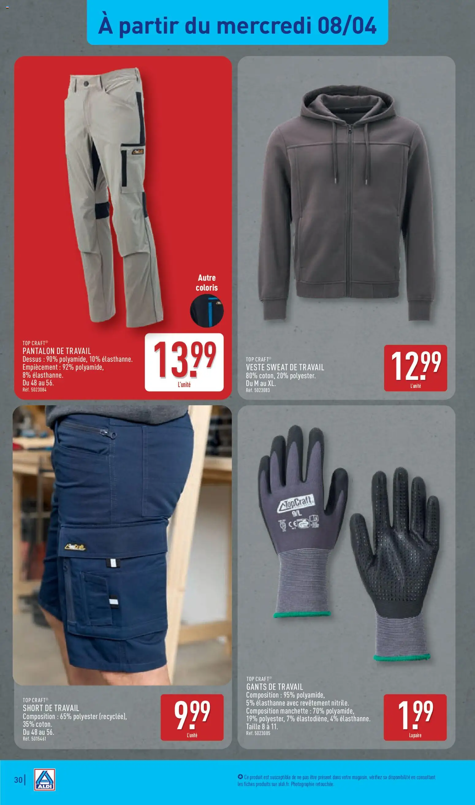 {H1} | Page: 34 | Produits: Veste, Pantalon, Pantalon de travail, Gants