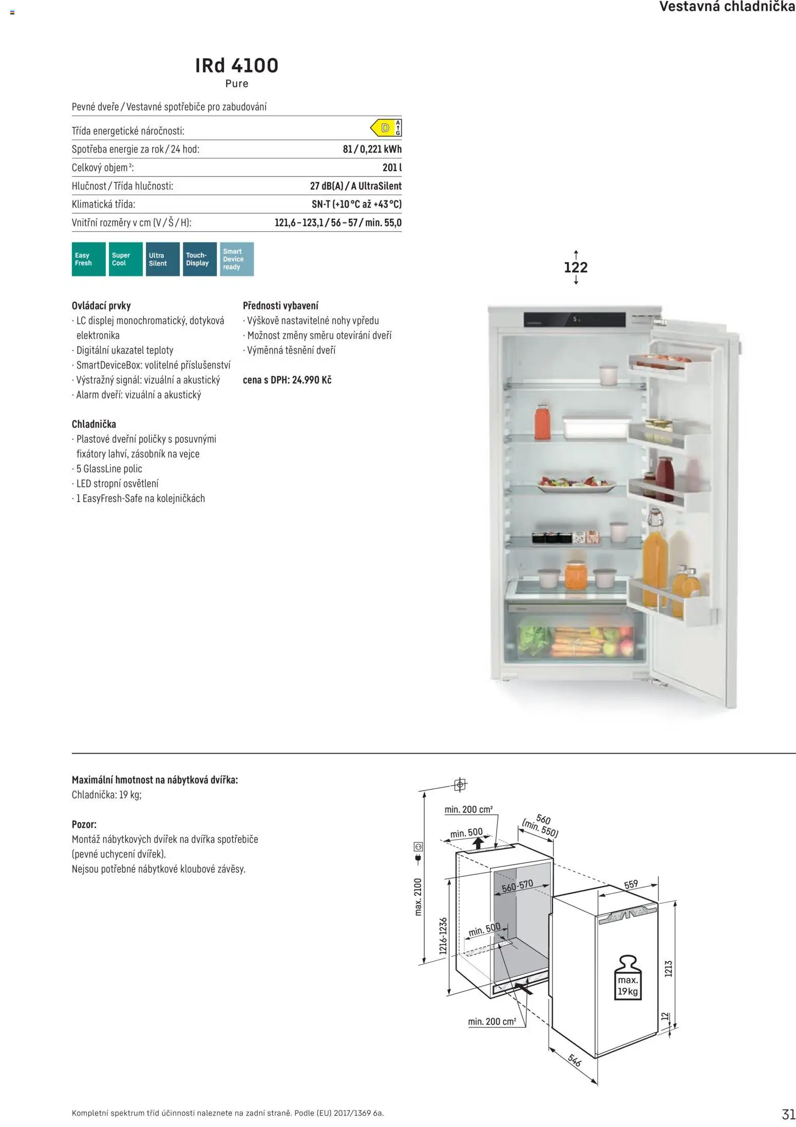 Möbelix leták - Liebherr od 01.10.2025 | Strana: 31 | Produkty: Vejce, Zásobník, Elektronika, LED