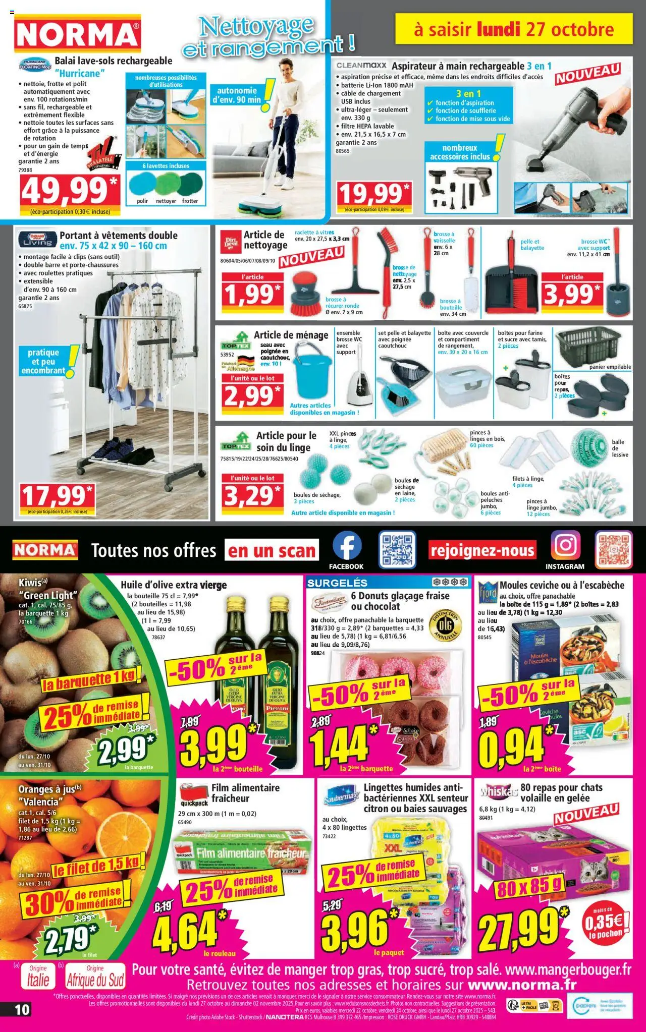 {H1} | Page: 10 | Produits: USB, Raclette, Panier, Chocolat
