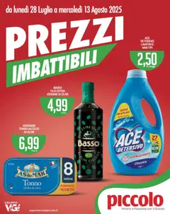 Anteprima del volantino Volantino Piccolo	 valido a partire dal 28.07.2025