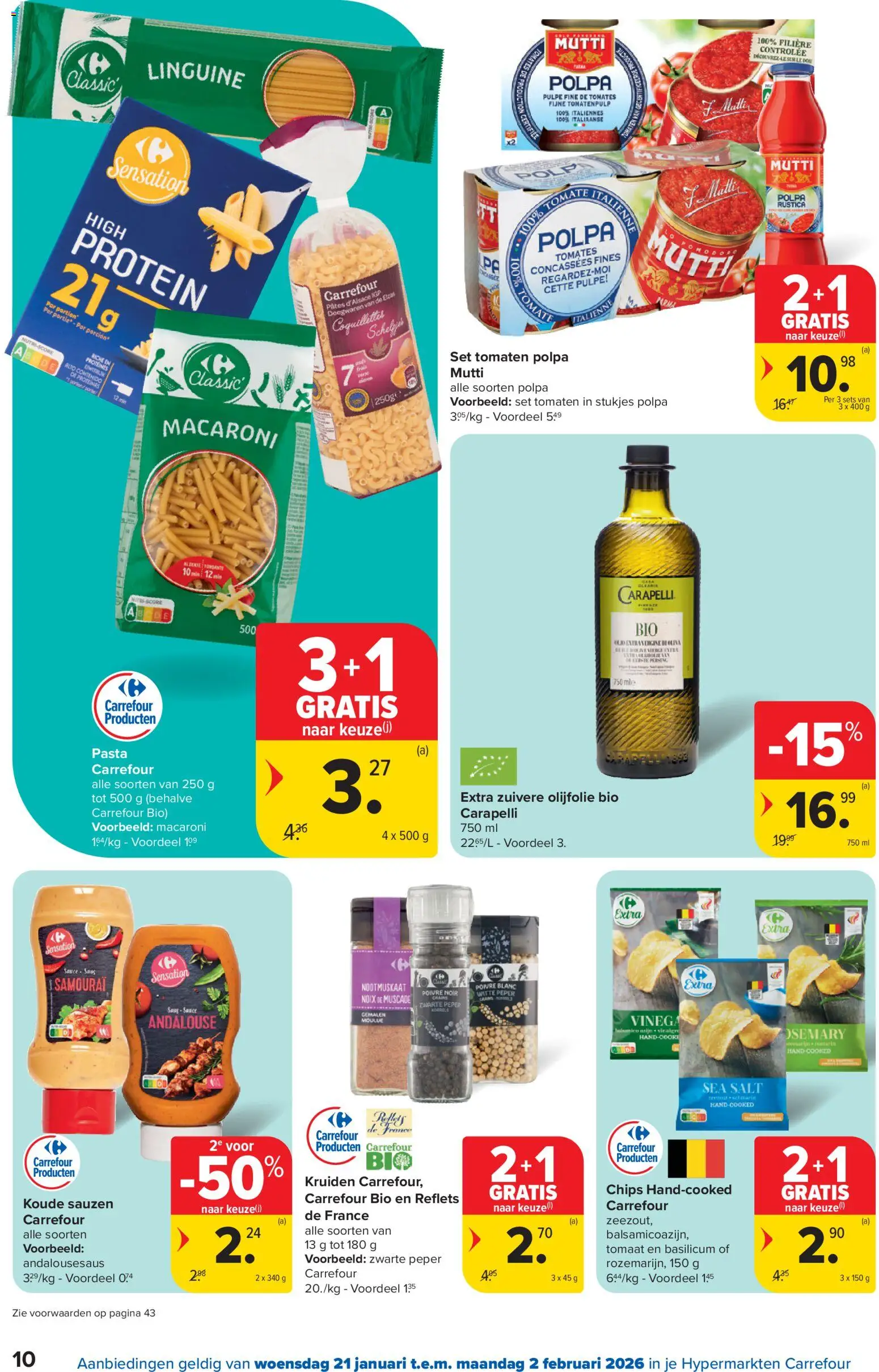 {H1} | Pagina: 11 | Producten: Olijfolie, Pasta, Chips, Tomaat