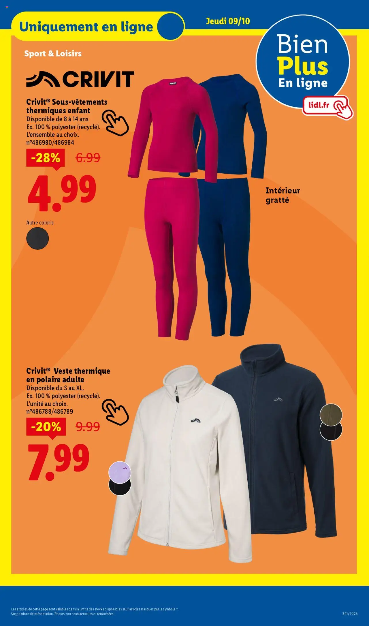 {H1} | Page: 29 | Produits: Veste, Sous-vêtements