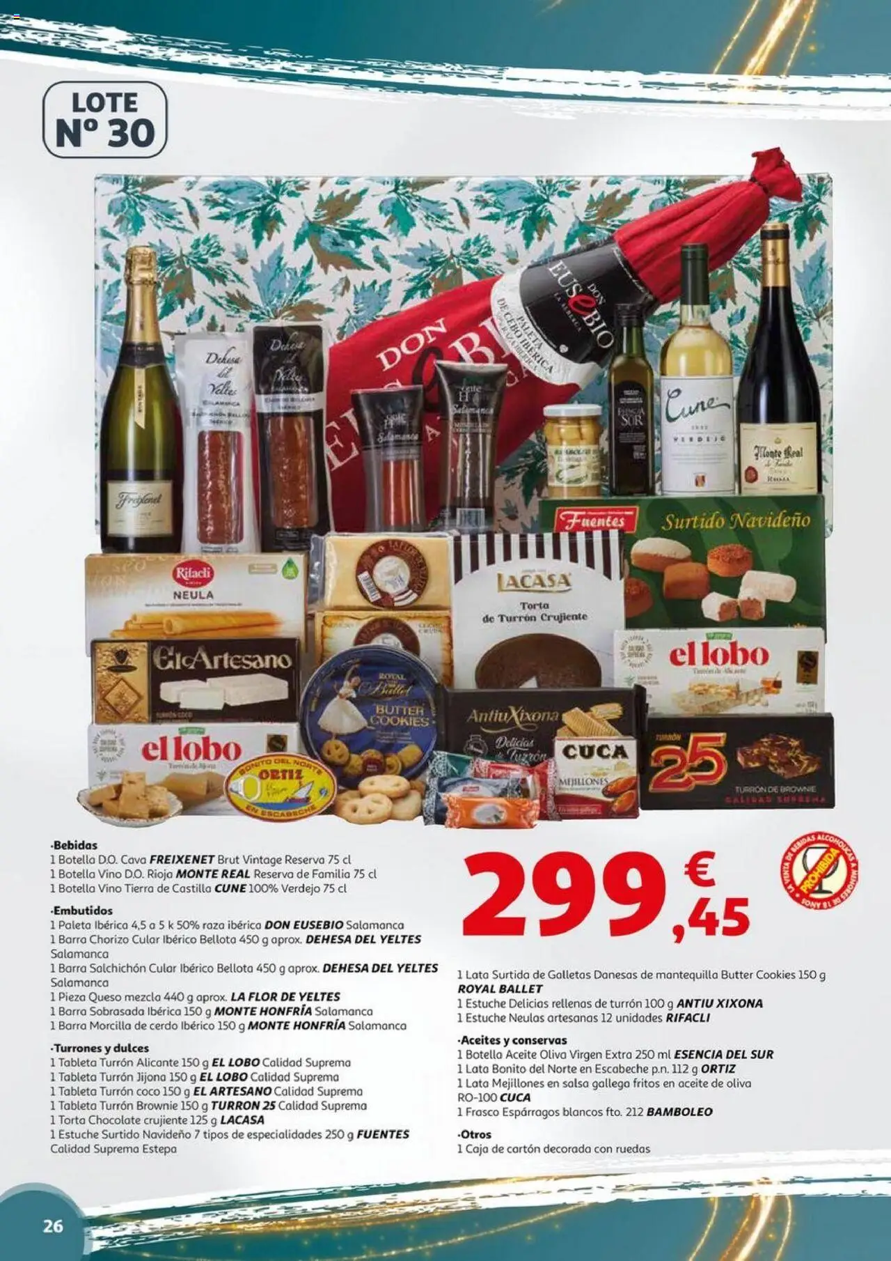 Alcampo - Nacional │ válido desde el 06.11.2025 | Página: 26 | Productos: Cerdo, Νερό καρύδας, Tableta, Νυχτικό