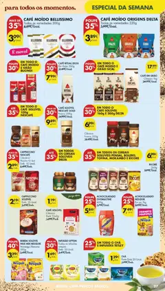 Pré-visualização CAFÉ MOÍDO BELLISSIMO, Todas as variedades 200g válido de 07.04.2026 | Página: 29 | Produtos: Café solúvel, Chocolate, Chá, Bebida
