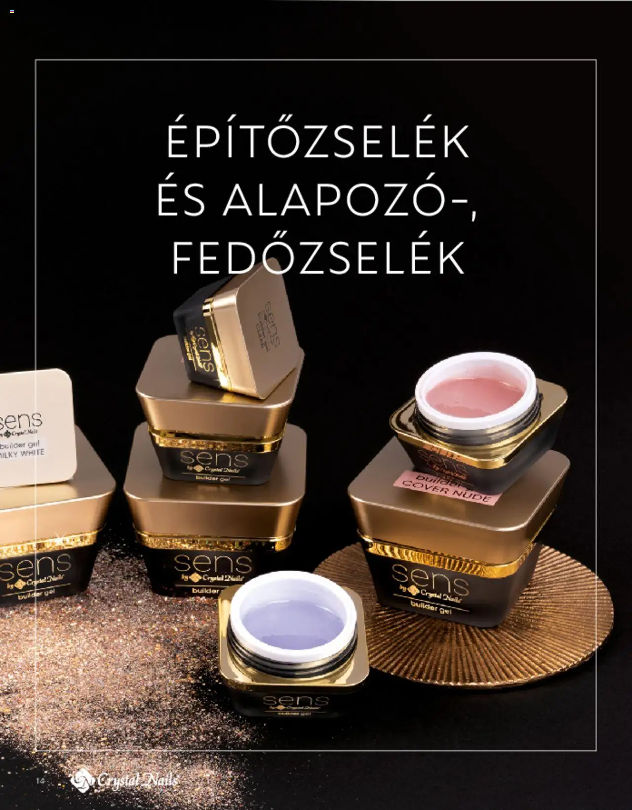 Crystal Nails akciós ujság - amely érvényes a következő dátumtól: 01.03.2025 | Oldal: 14 | Termékek: Alapozó