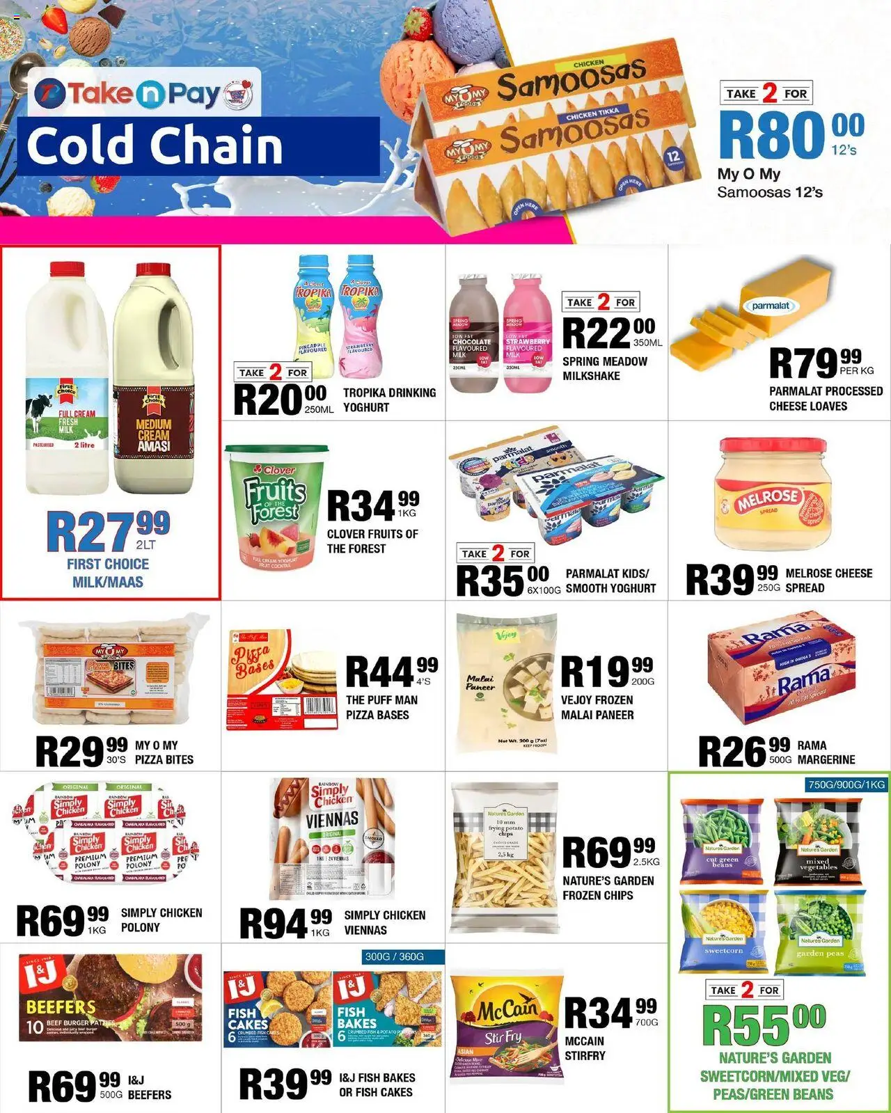 Take n Pay Specials │ valid from 11.08.2025 | Page: 8 | Products: Yoghurt, Polony, Fish, Cream