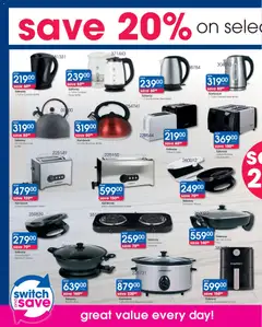 Clicks specials catalogue – valid from 11.11.2025 | Page: 38 | Products: Toaster, Fryer, Cooker, Slow cooker