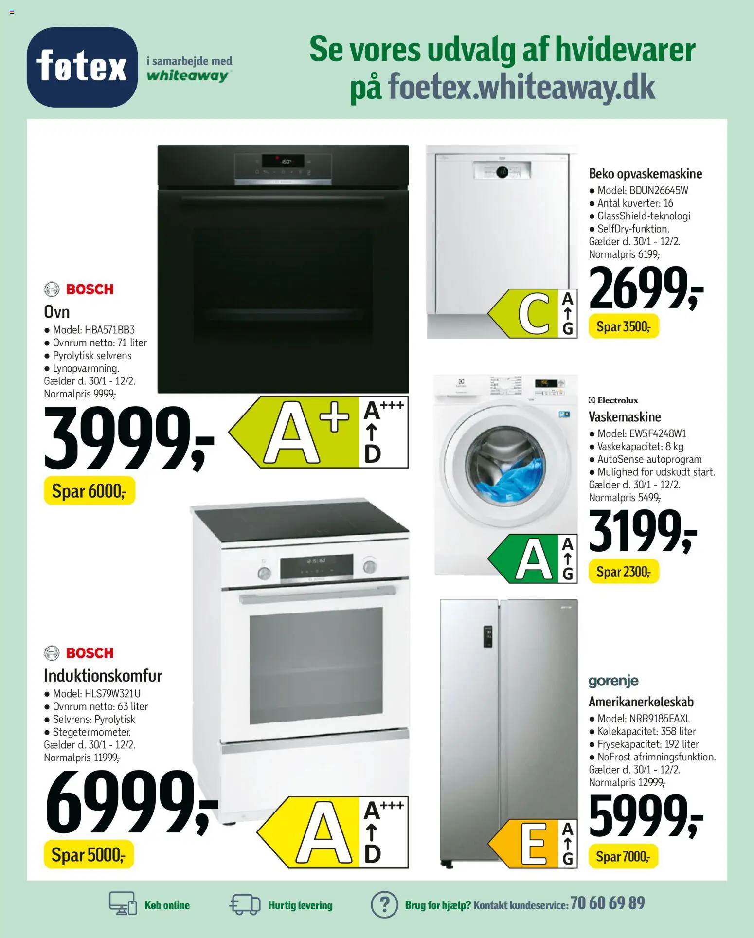 Føtex tilbudsavis – gyldig fra 30.01.2026 | Side: 75 | Produkter: Vaskemaskine, Opvaskemaskine